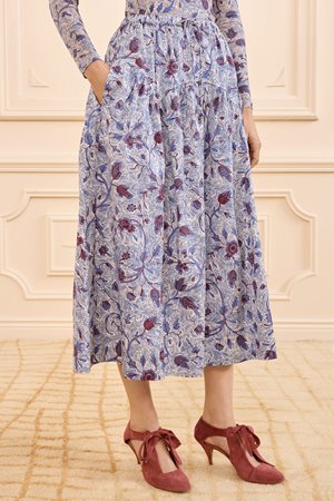 Ulla Johnson rosen skirt gardenina