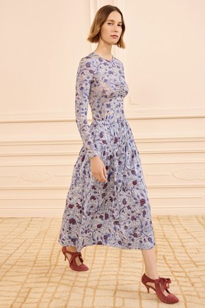 Ulla Johnson rosen skirt gardenina detail