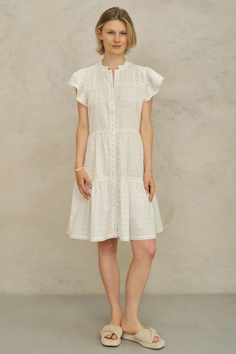 M.A.B.E rita frill dress