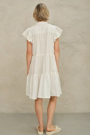 M.A.B.E rita frill dress back