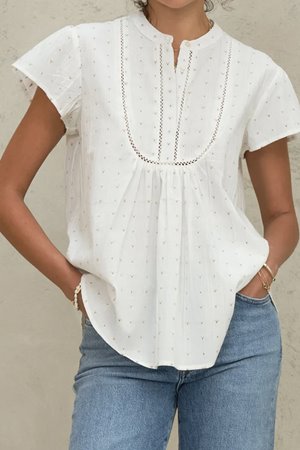 M.A.B.E rita frill top