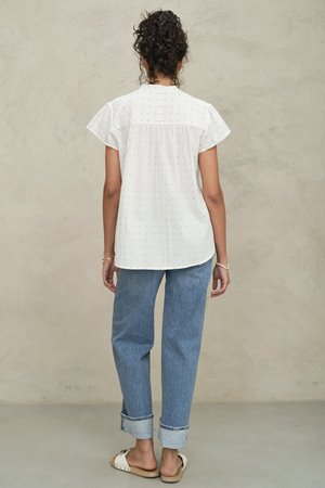 M.A.B.E rita frill top back