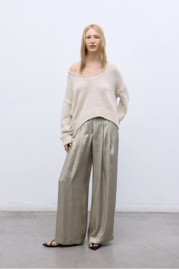 The New Society Saffron Trousers Gold 