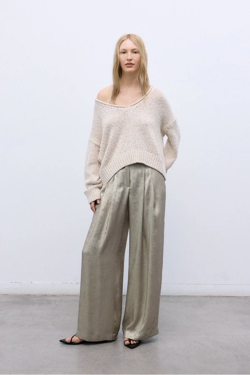 The New Society saffron trousers gold 