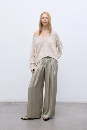 The New Society saffron trousers gold 