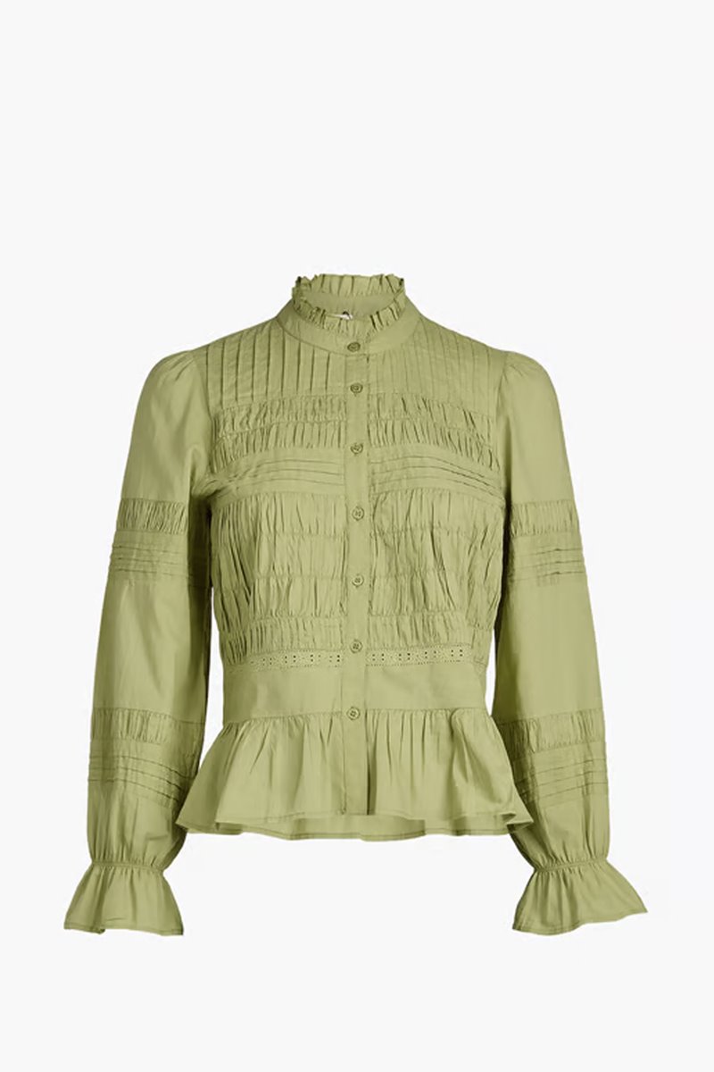 Petite Mendigote melanie blouse matcha