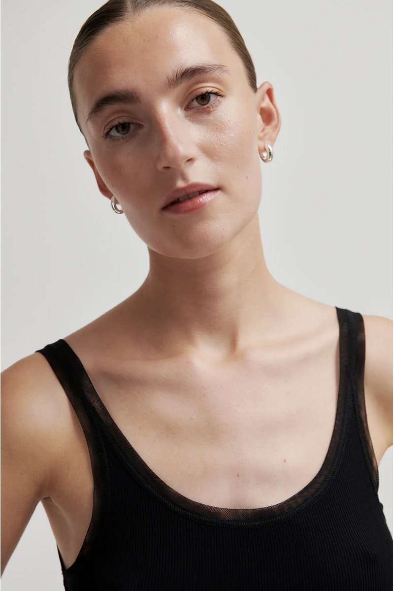 Second Female emilia tank top black side