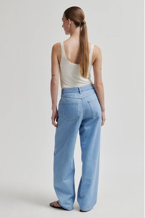 Second Female emilia tank top eggnog back