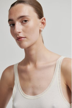 Second Female emilia tank top eggnog side