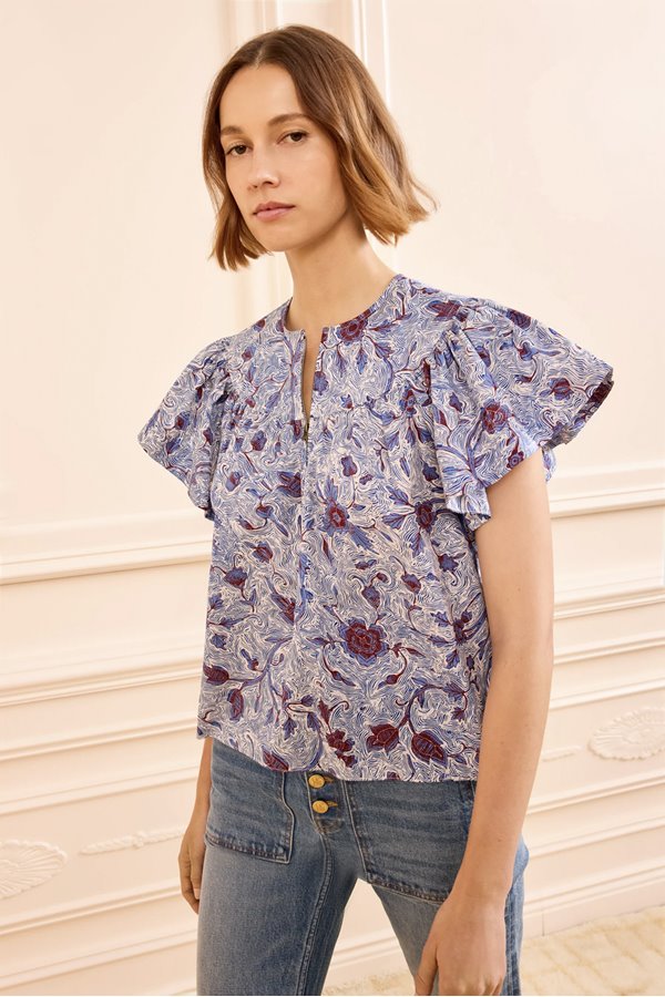 Ulla Johnson Perline Blouse Gardenia