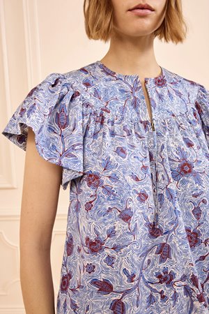 Ulla Johnson perline blouse gardenia side