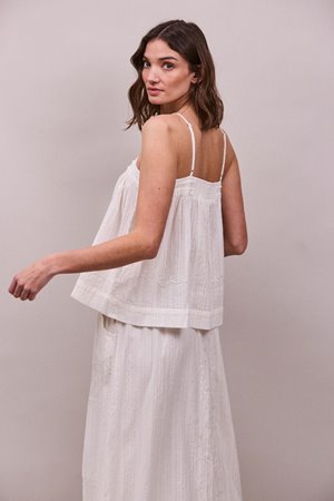 Faune arta cami white back