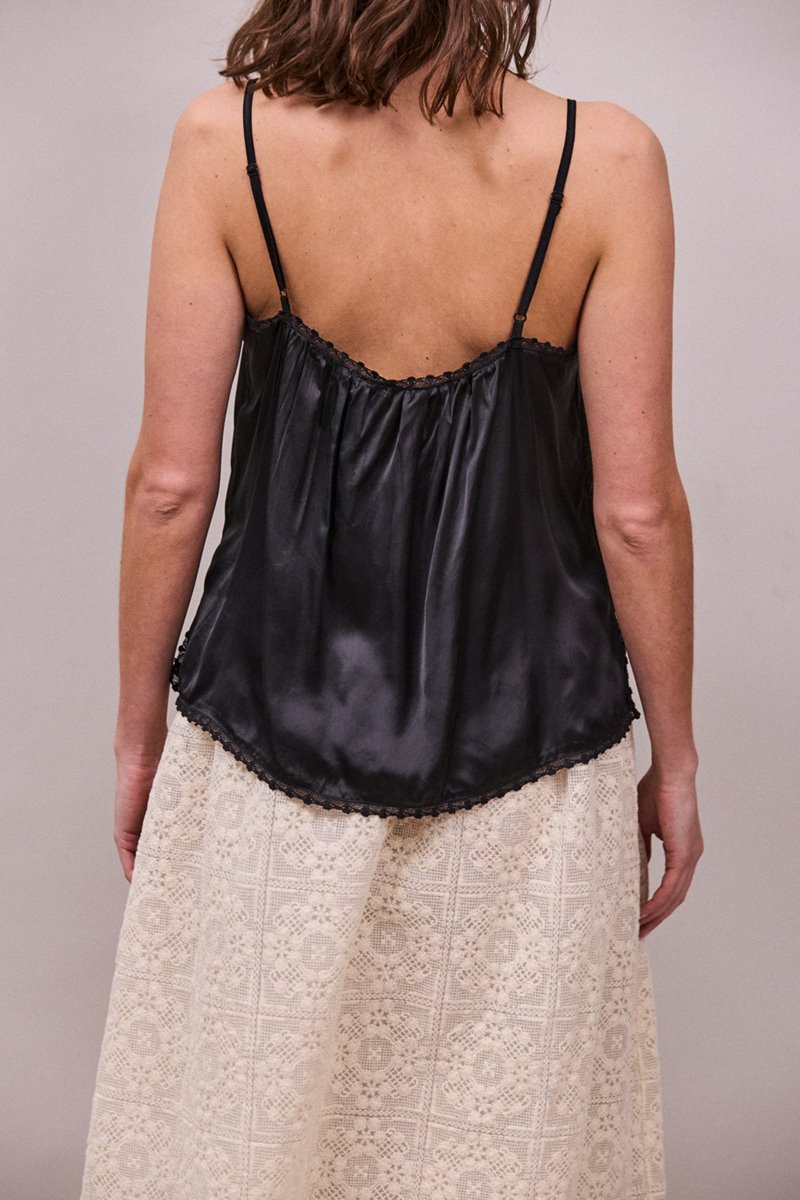 Faune cynthia cami black detail