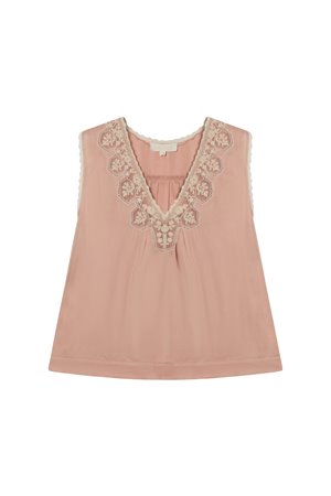 Faune gracie cami vintage rose side