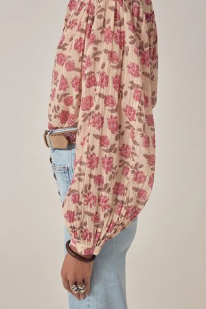 Maison Hotel lennox top gordon roses detail