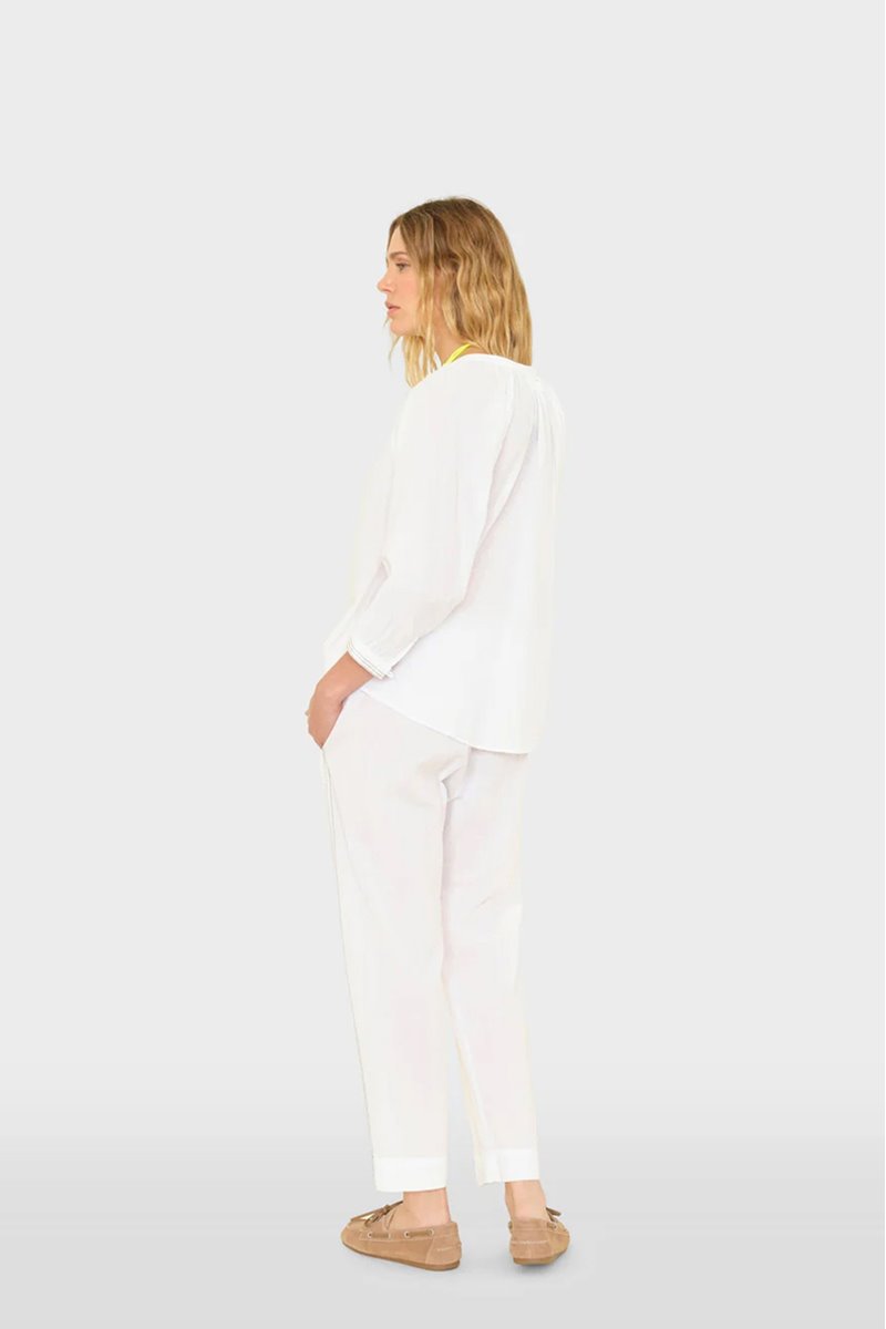 Xirena  draper pant white stitch side