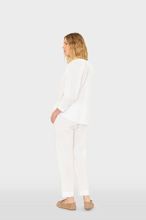 Xirena  draper pant white stitch side