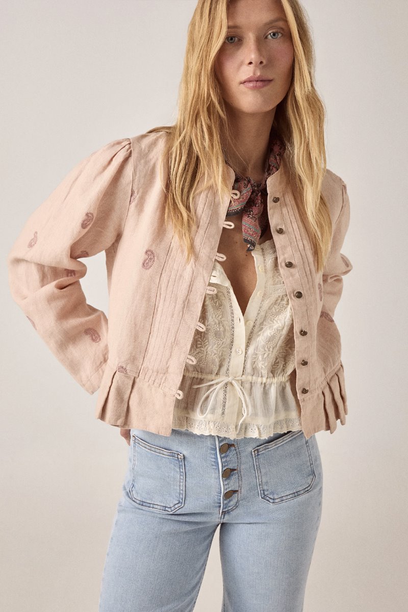 Maison Hotel edgar jacket antique blush