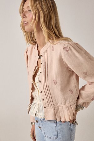 Maison Hotel edgar jacket antique blush side