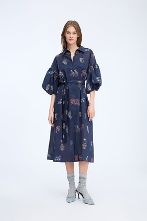 Munthe  nalmetto dress navy