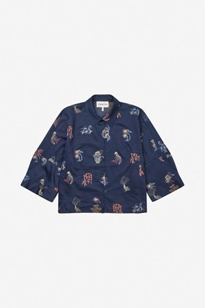 Munthe  nilsa top navy detail