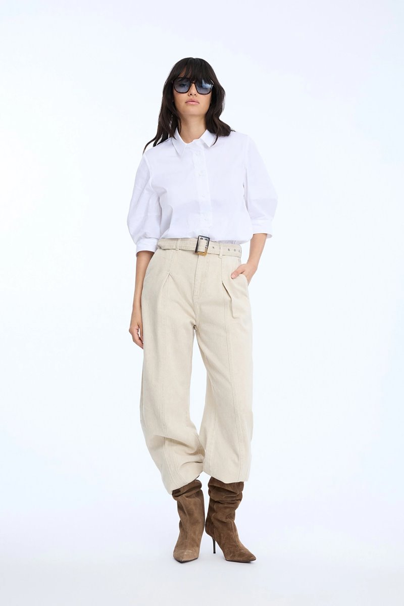 Munthe  nust shirt white