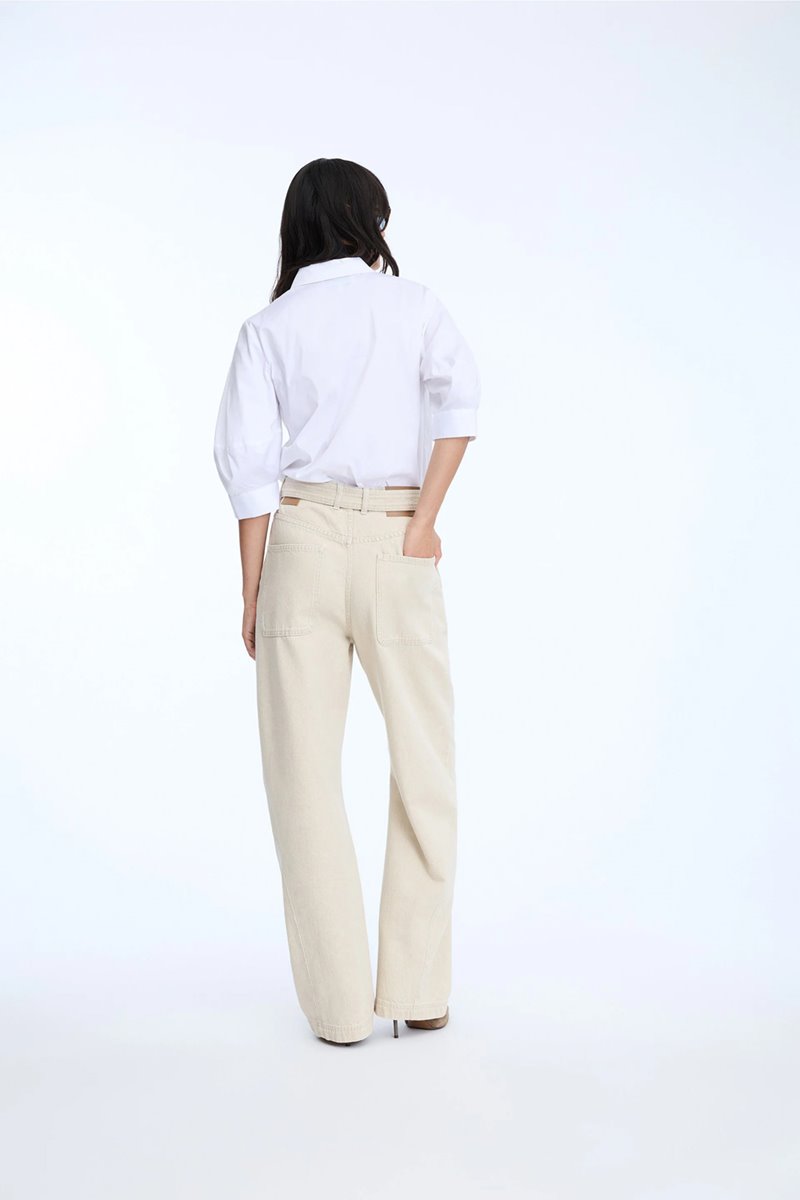 Munthe  nust shirt white back