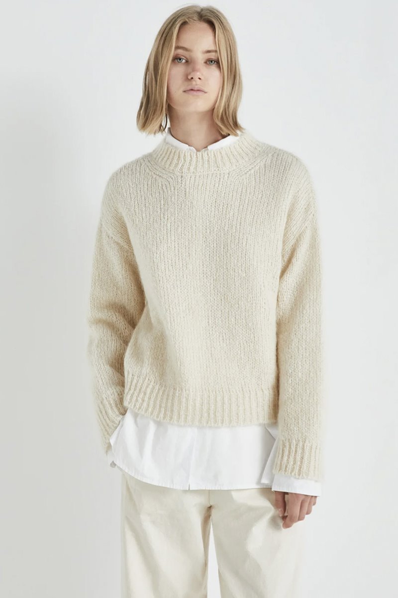 Masscob claude knit talc