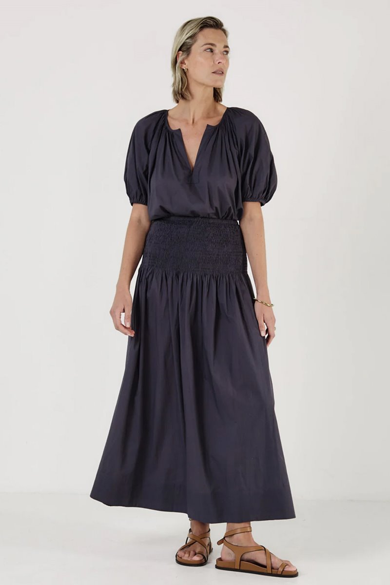 Mondo Corsini sula skirt cotton midnight