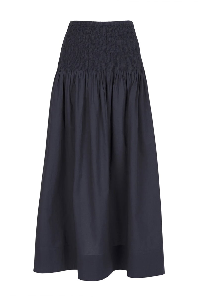 Mondo Corsini sula skirt cotton midnight back
