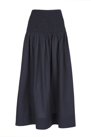Mondo Corsini sula skirt cotton midnight back