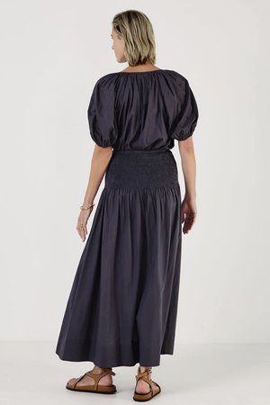 Mondo Corsini esmeralda blouse midnight side