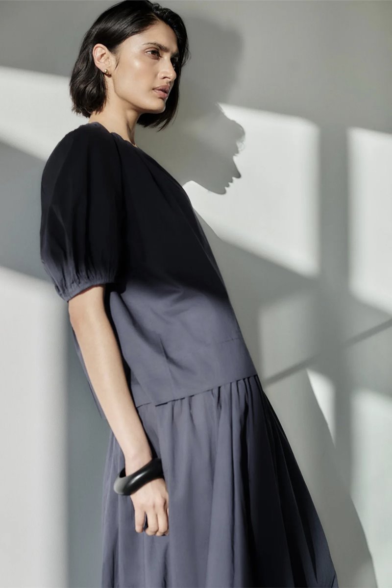 Mondo Corsini esmeralda blouse midnight detail