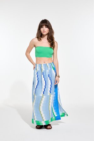 Mapoesie juilette aurore skirt sky blue