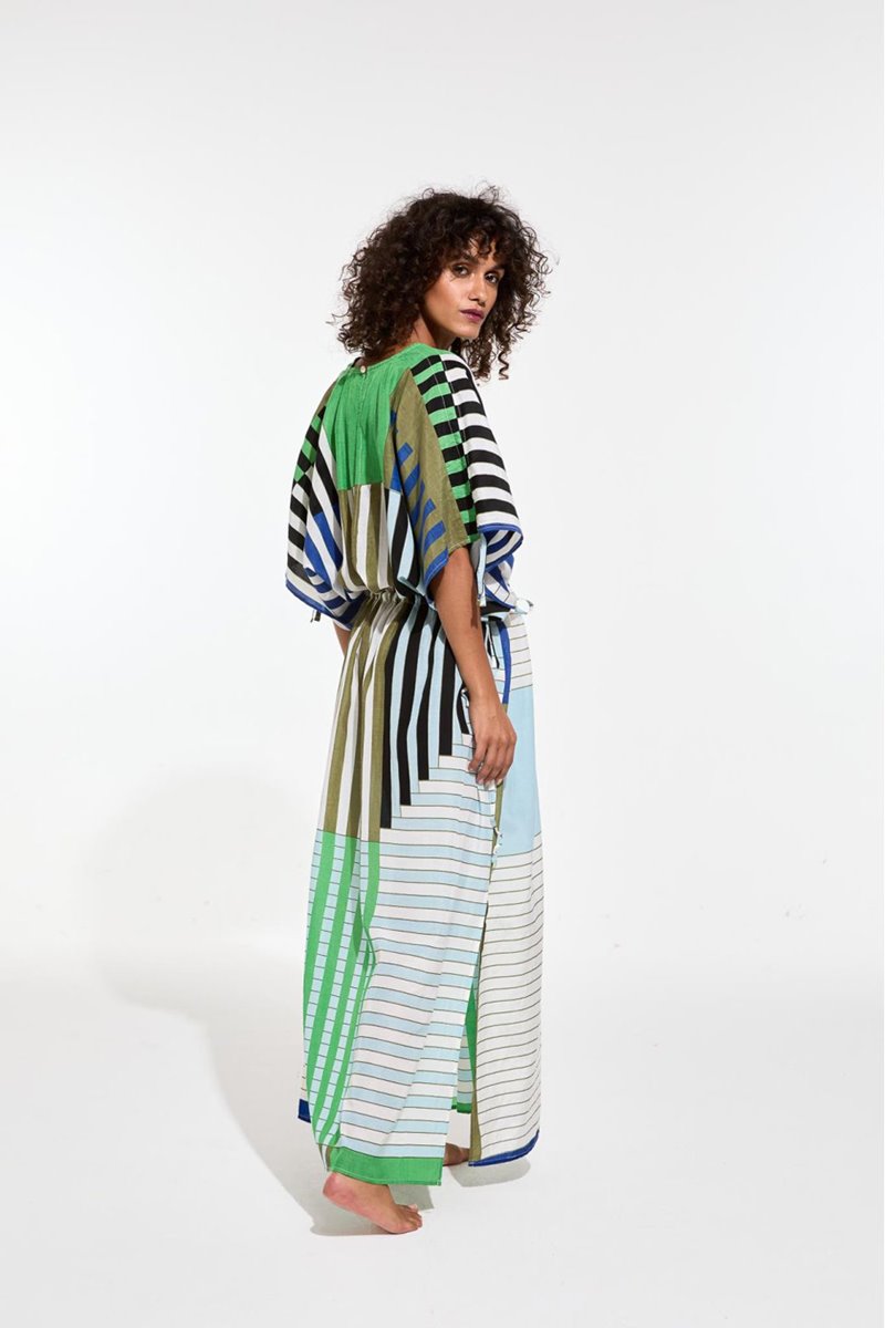 Mapoesie ziggy dress green side