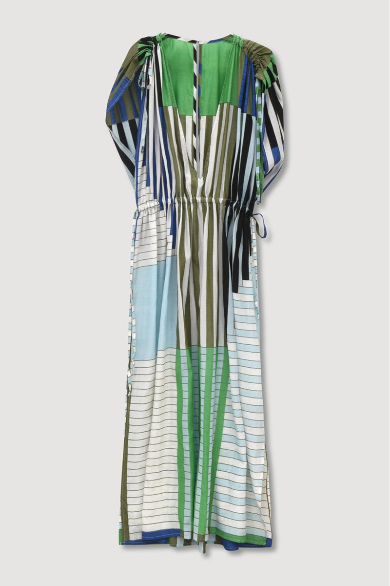 Mapoesie ziggy dress green detail