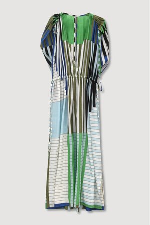Mapoesie ziggy dress green detail
