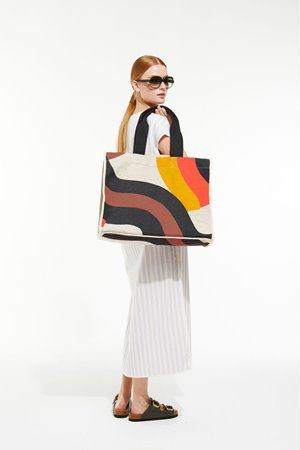 Mapoesie barth beach bag orange