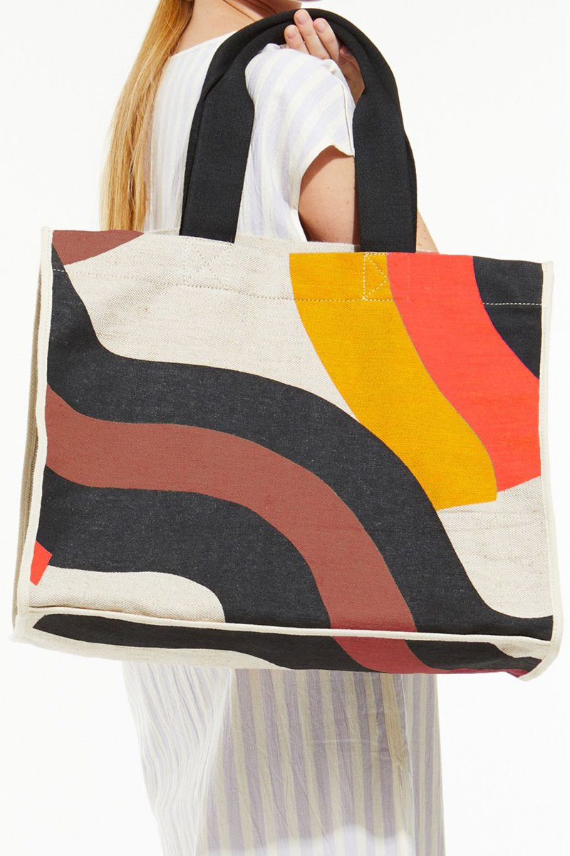 Mapoesie barth beach bag orange back
