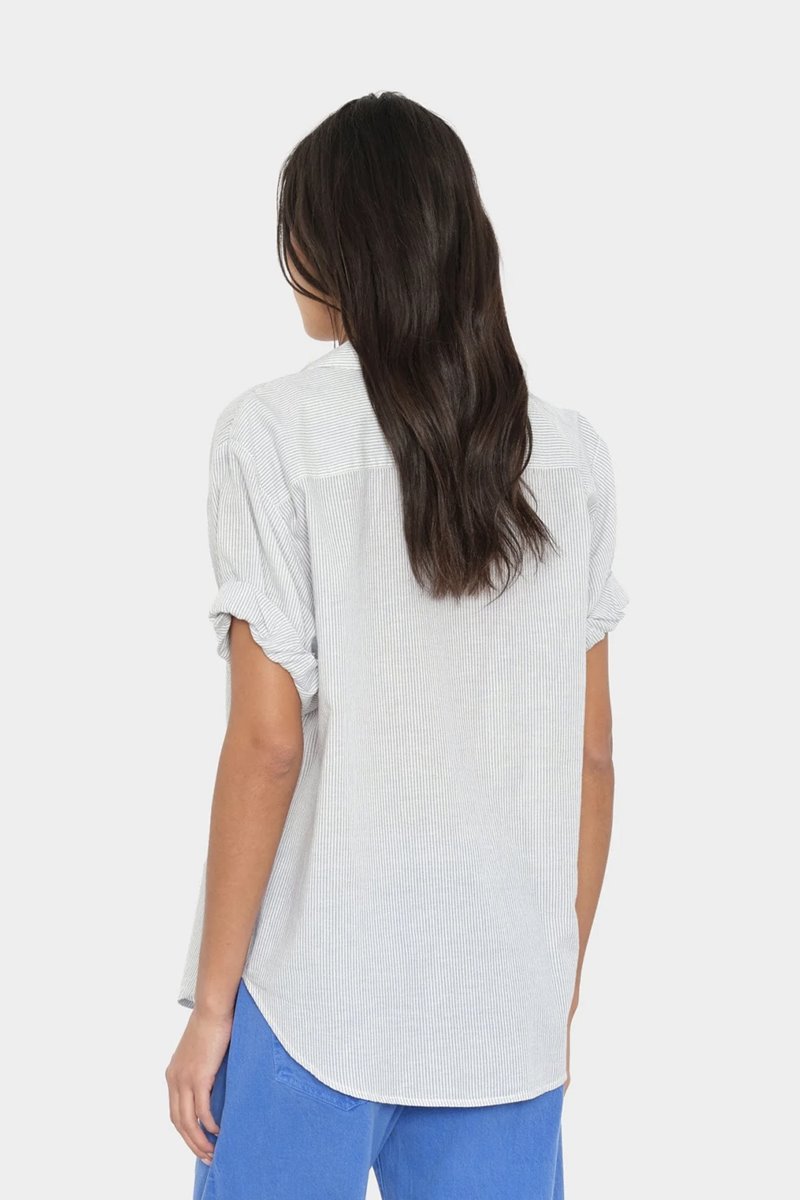 Xirena  channing shirt windward stripe  back