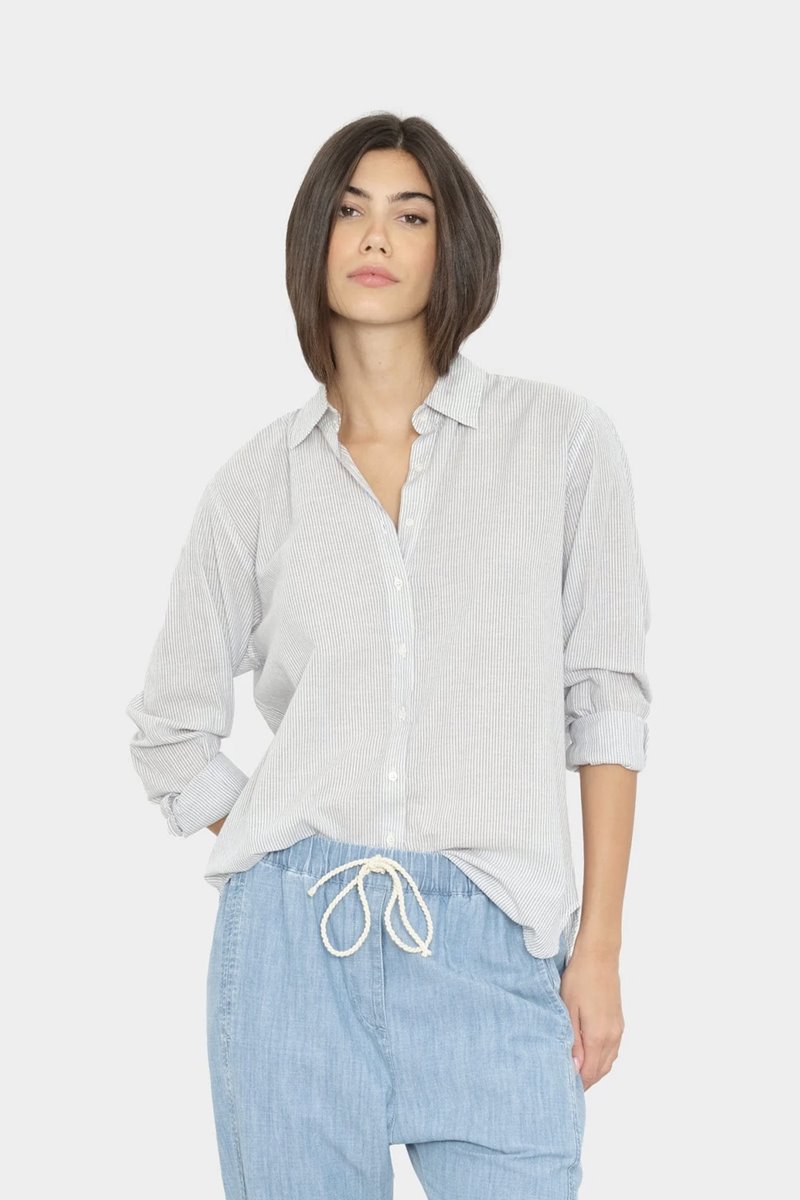 Xirena  beau shirt windward stripe detail