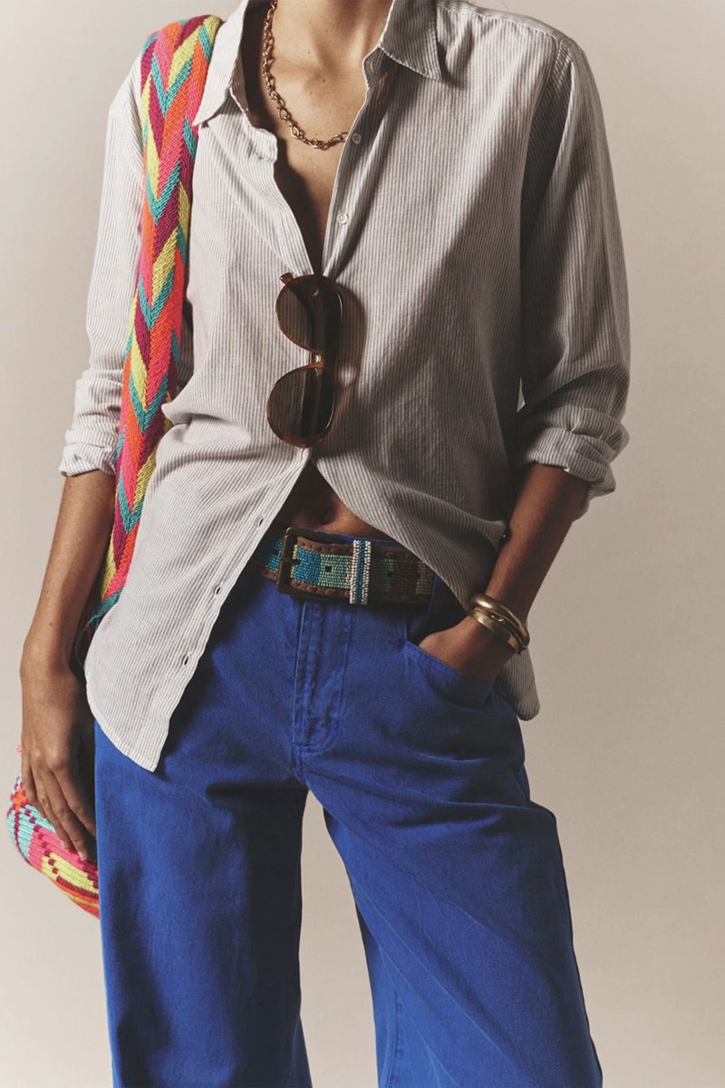 Xirena  beau shirt windward stripe back