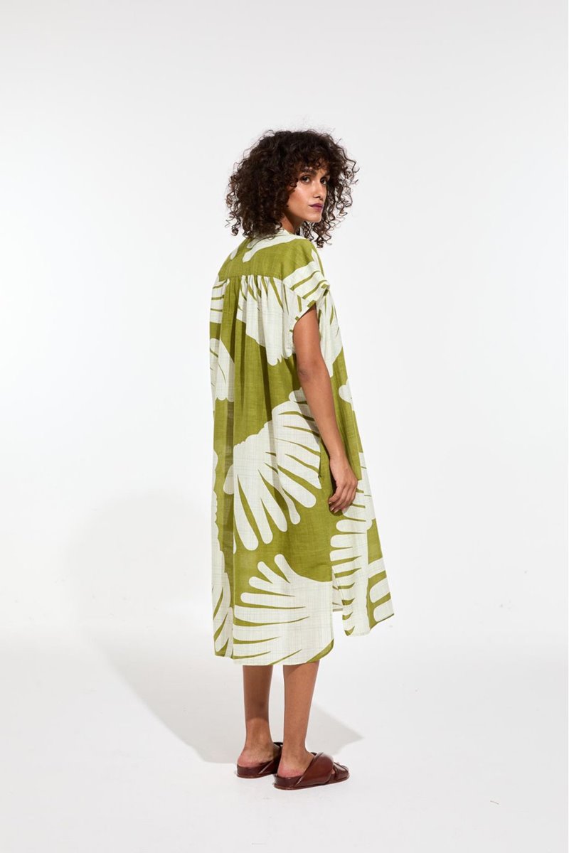 Mapoesie palma dress khaki back