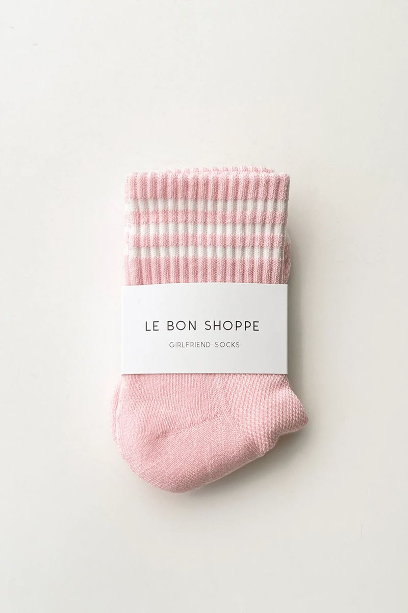 Le Bon Shoppe girlfriend sock  peony detail