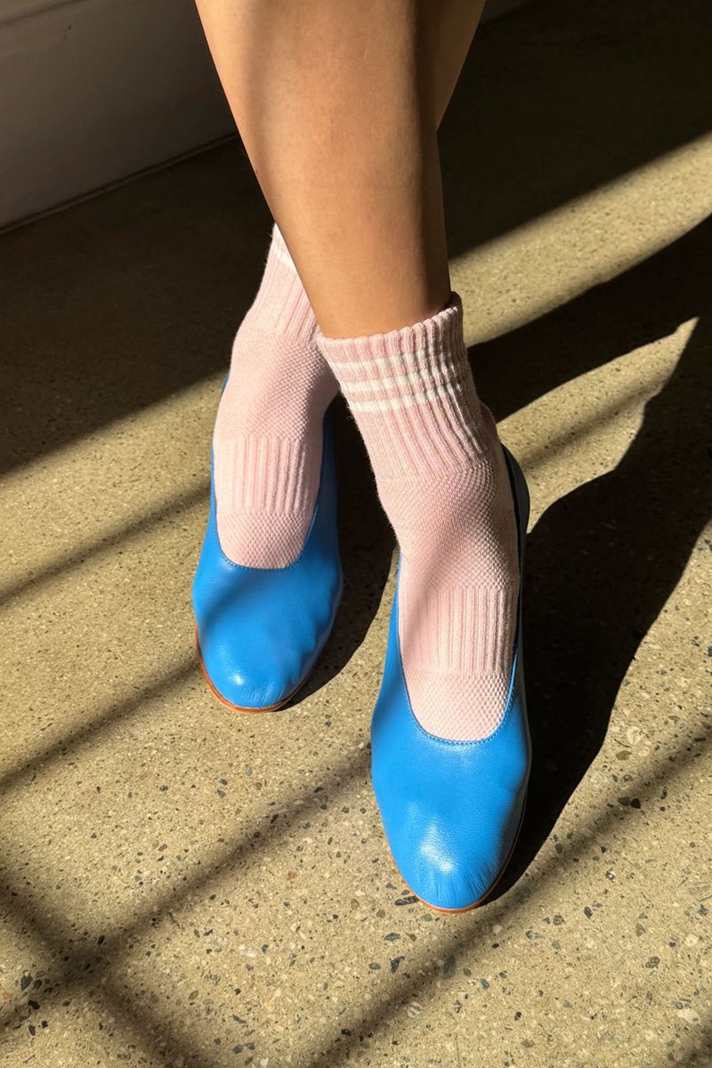 Le Bon Shoppe girlfriend sock  peony back