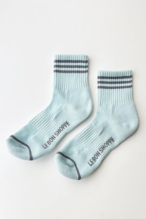 Le Bon Shoppe girlfriend sock ice water