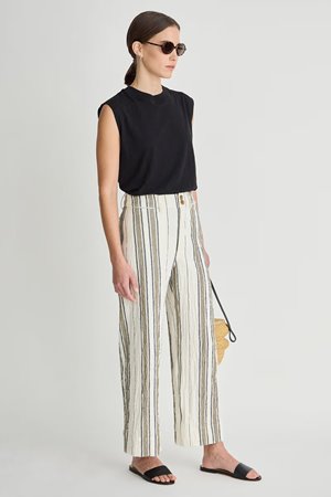 Apiece Apart stripe merida pant  back