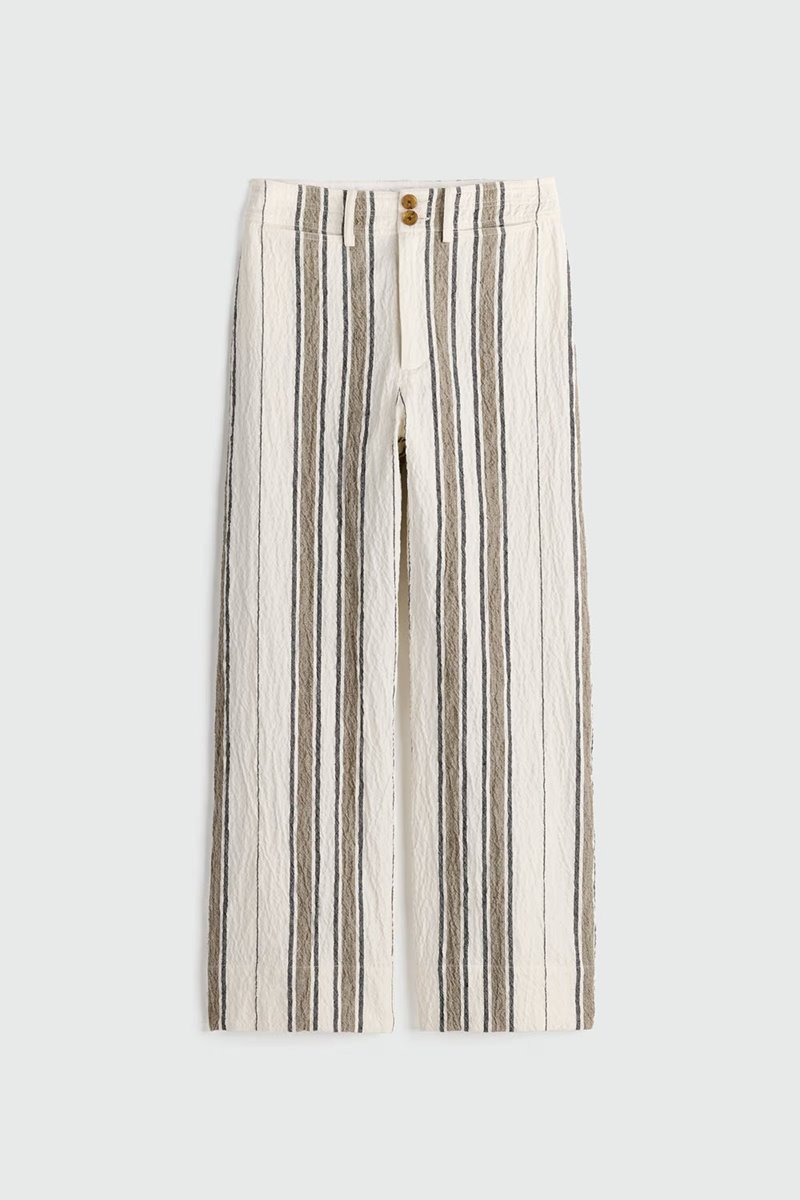 Apiece Apart stripe merida pant  detail