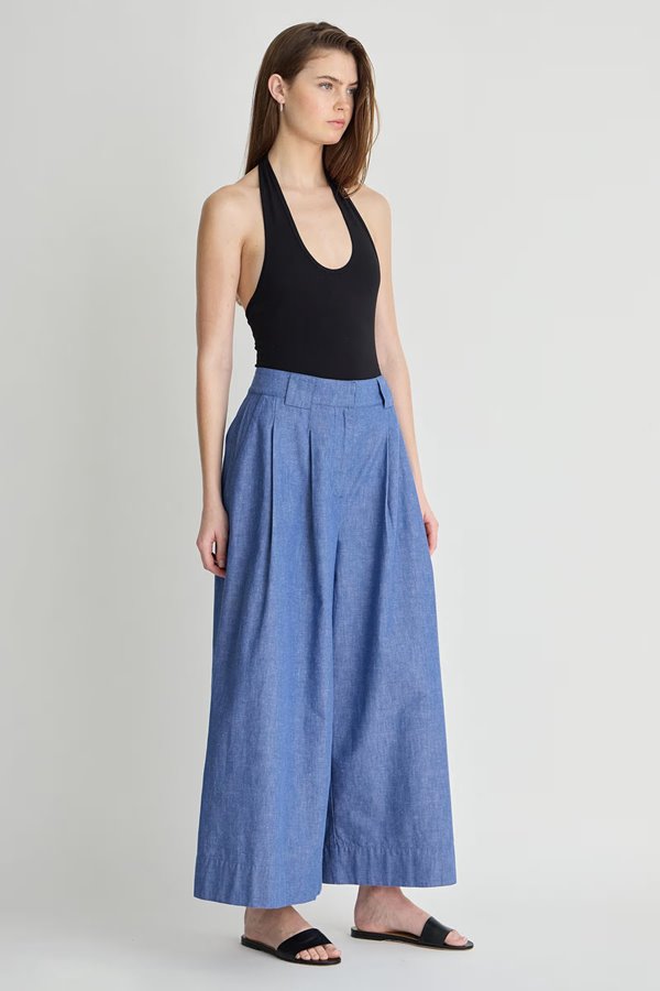 Apiece Apart Elan Mid-Rise Palazzo Pants