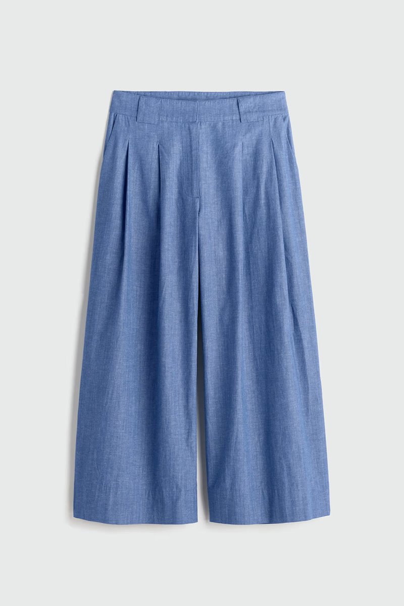 Apiece Apart elan mid-rise palazzo pants side